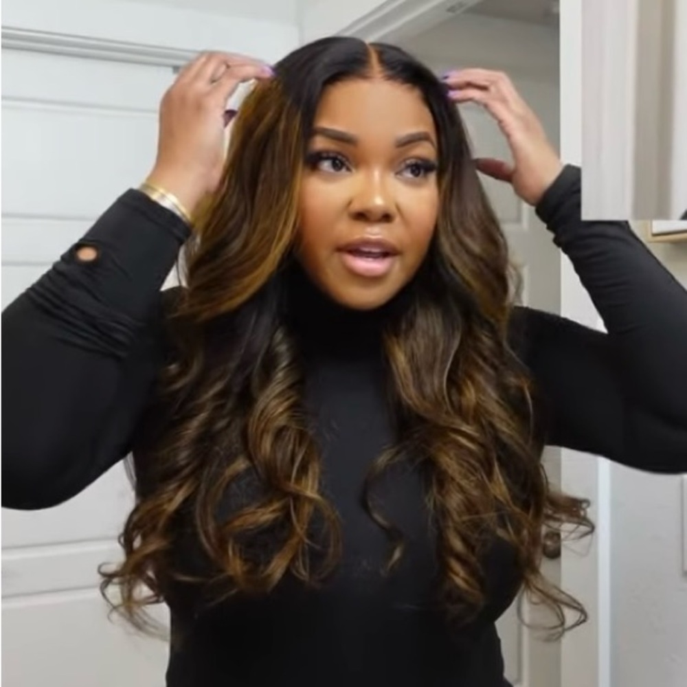 24 inch highlight wig